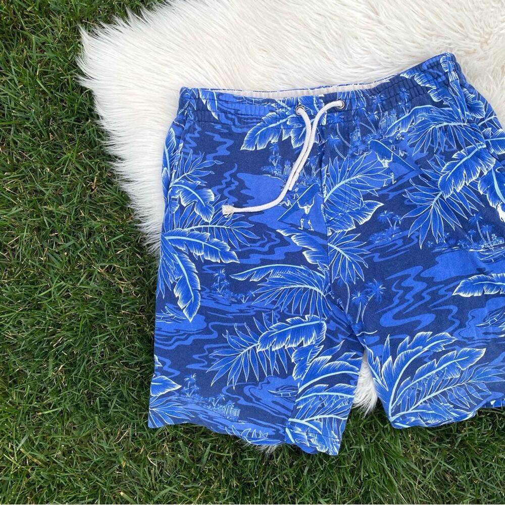 Polo Ralph Lauren Mens Kailua Floral Board Shorts Blue Tropical Medium